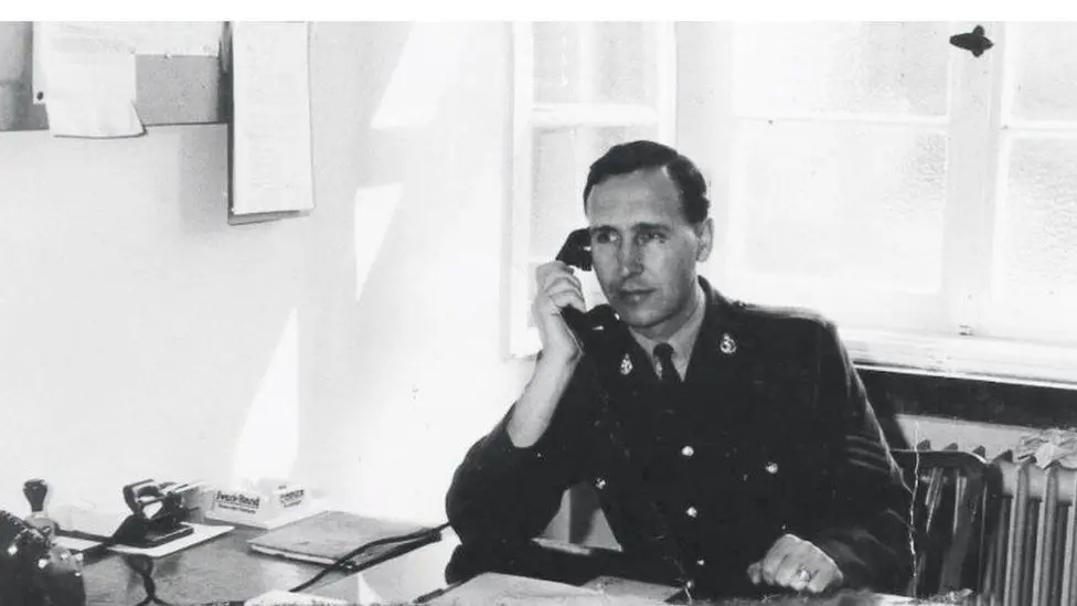 Informal photograph of John Jenkins as an army officer
